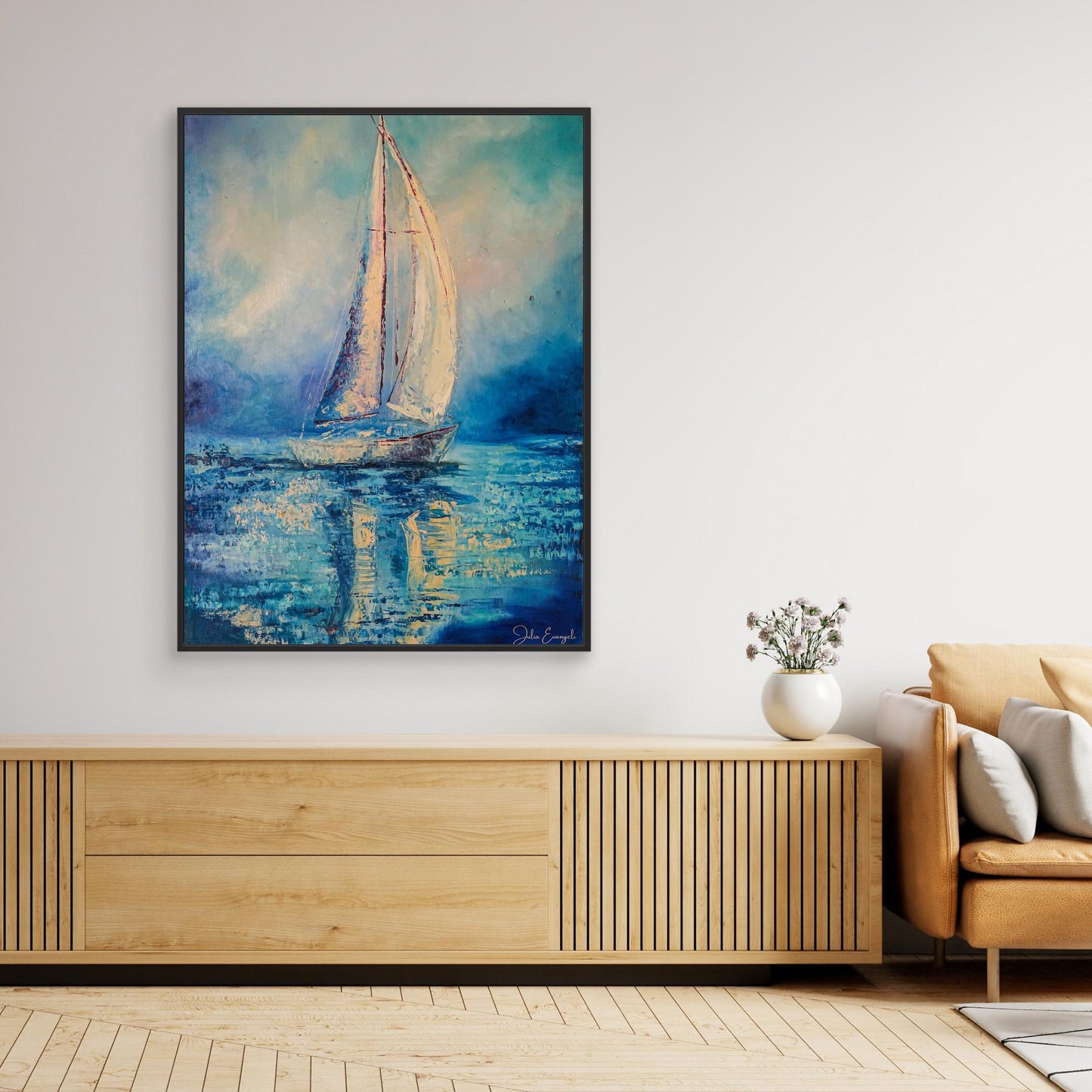 Sail coast 2 - print on canvas