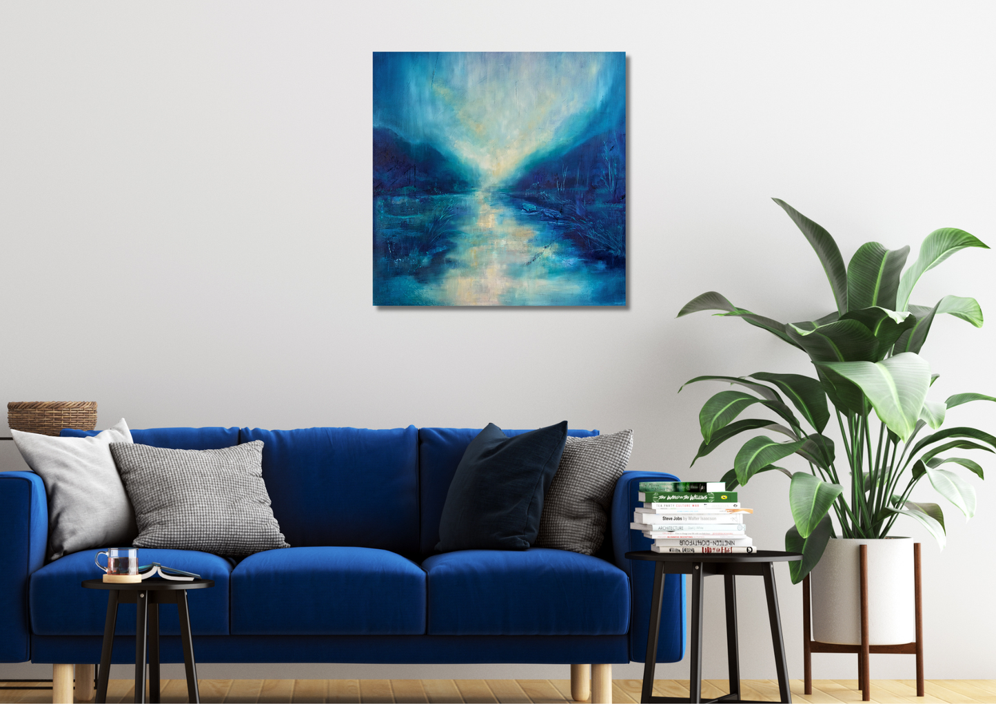 Abstract Landscape in Blue 1 - Original artwork