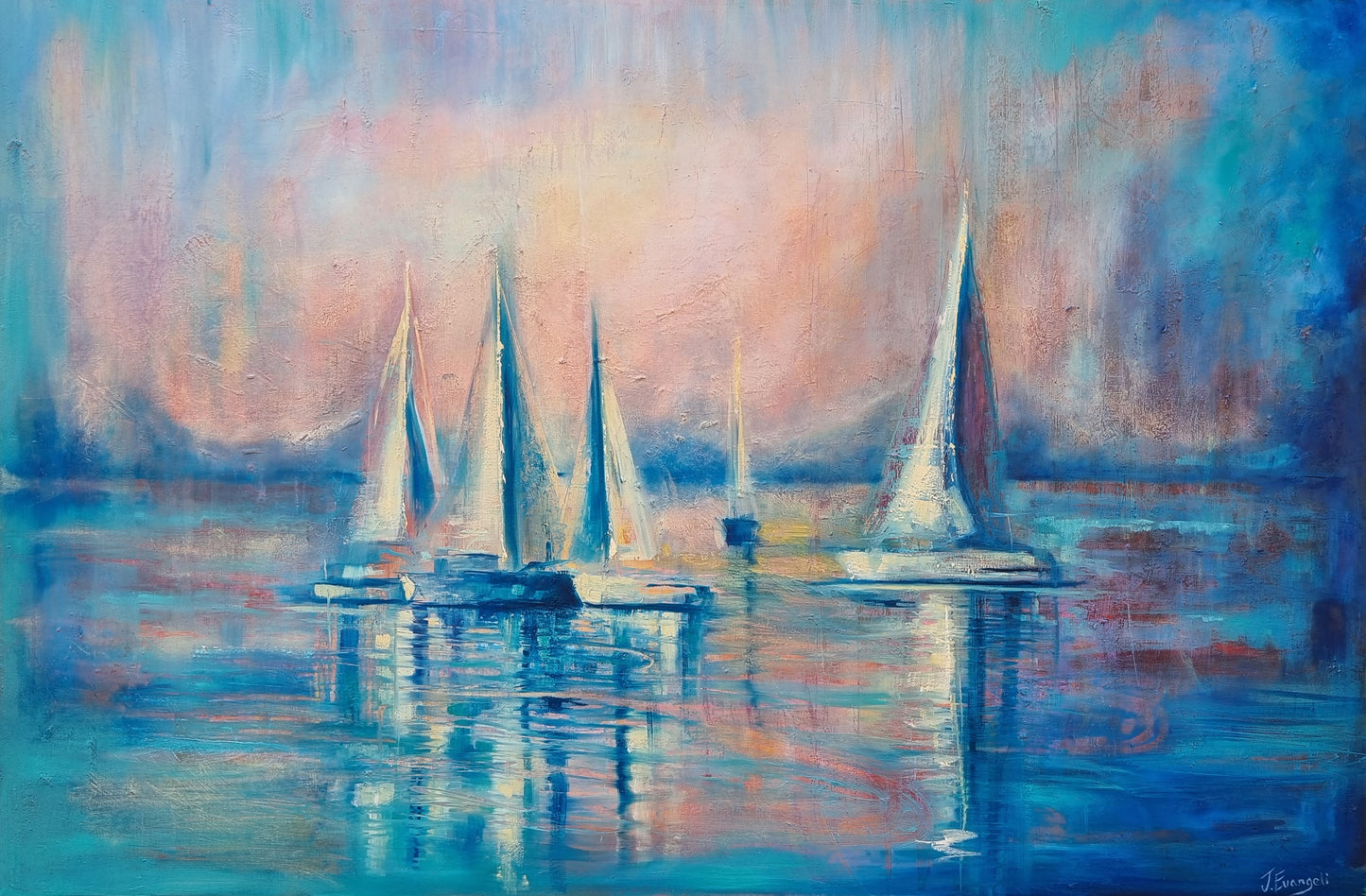 Sailing coast no.4 - Original Artwork