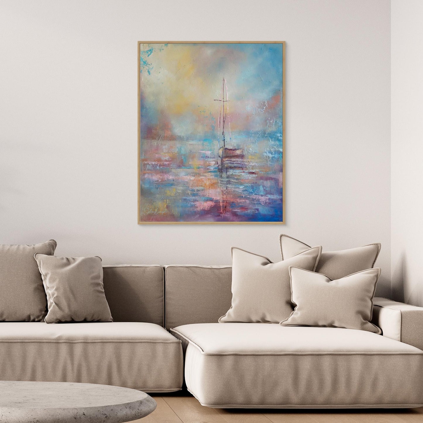Sail Coast 3 - Print on canvas
