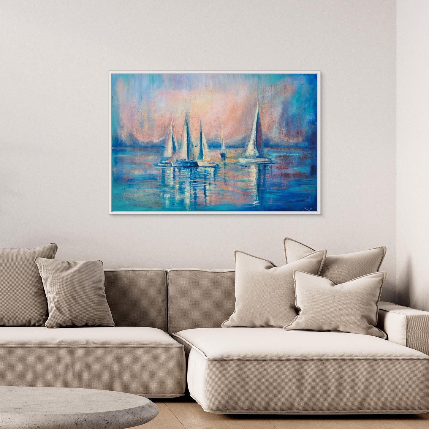 Sail Coast 4 - Print on canvas