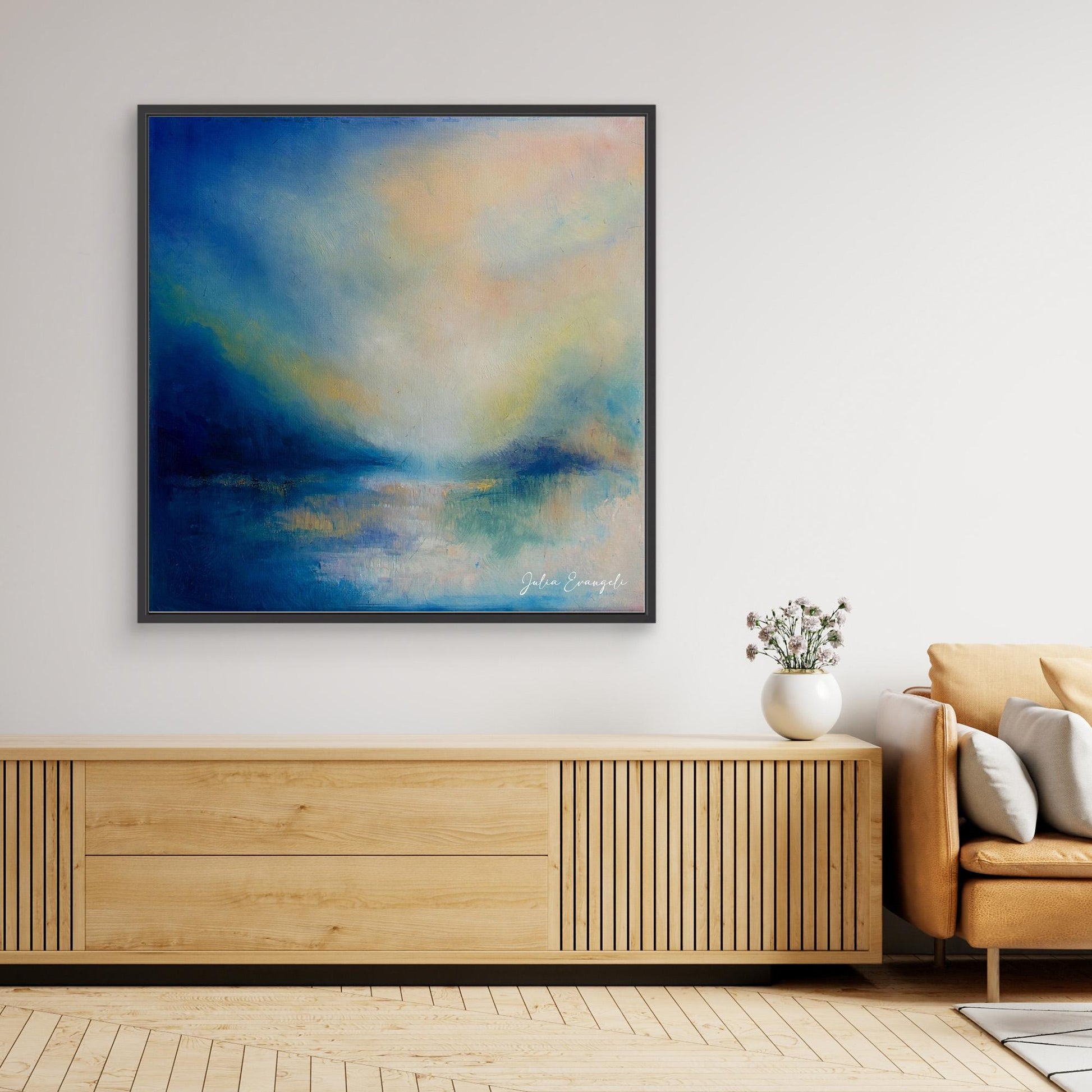 Blue abstract landscape 2