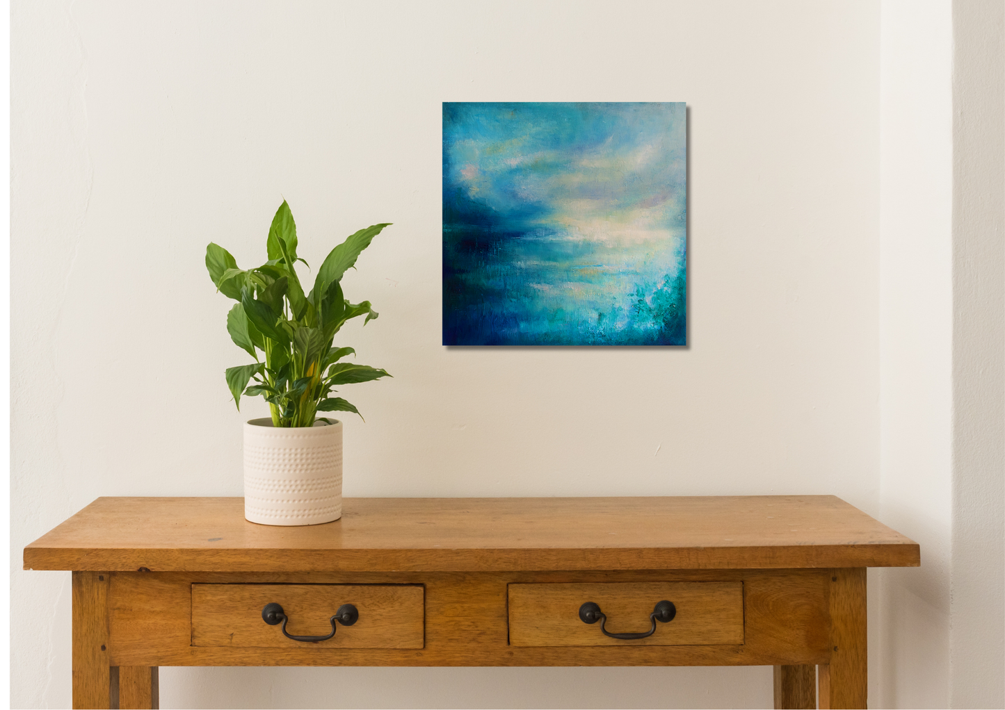 Blue Abstract Landscape 3 original artwork