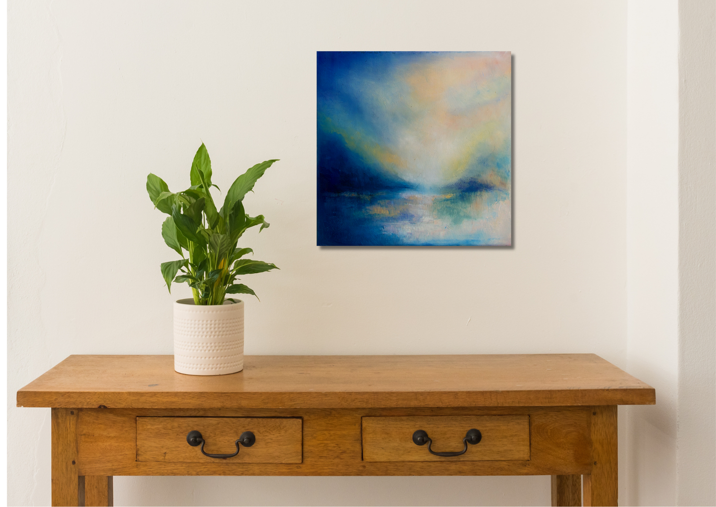 Blue Abstract Landscape 2 original artwork
