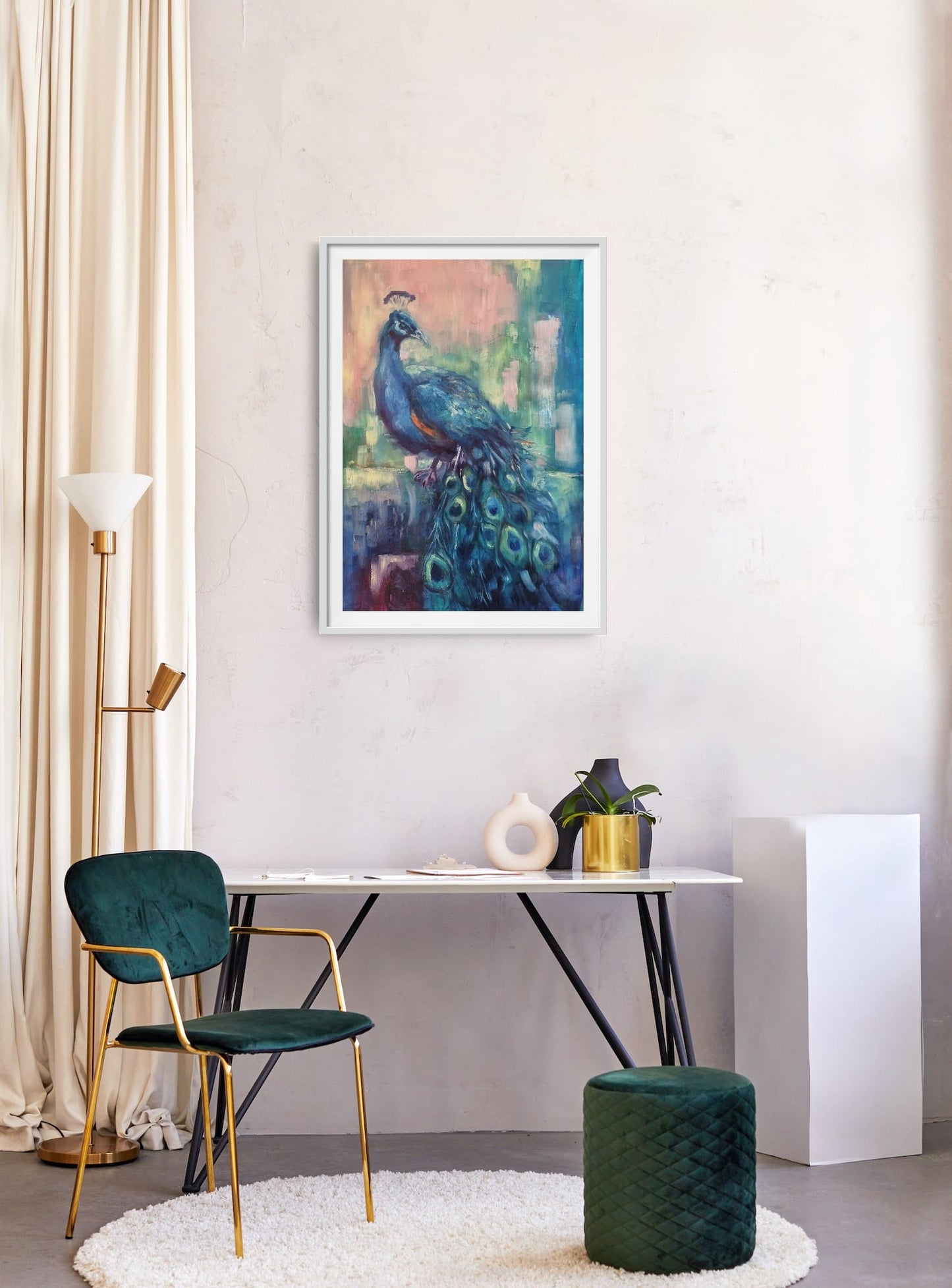 Peacock 1.- Original Artwork