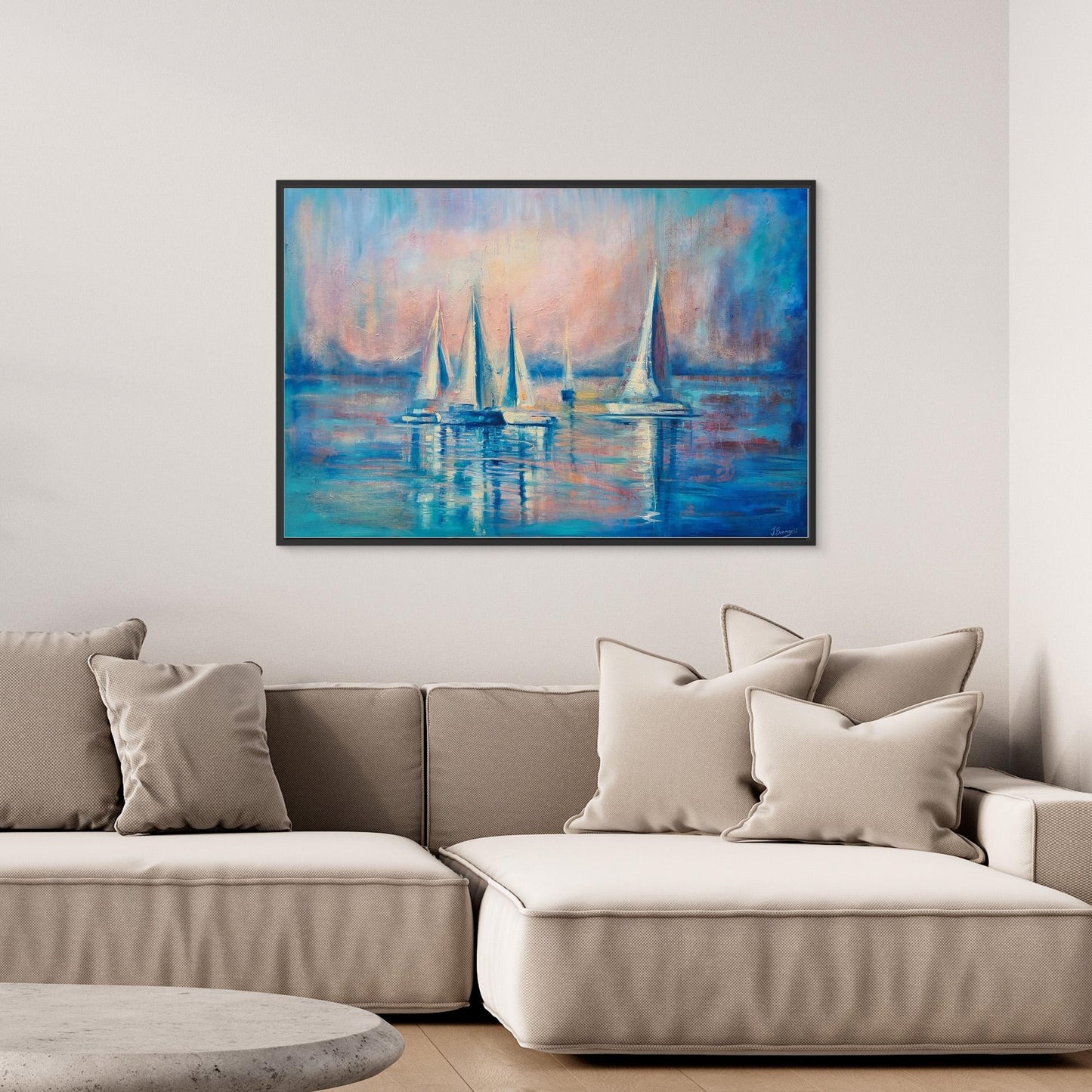 Sail Coast 4 - Print on canvas