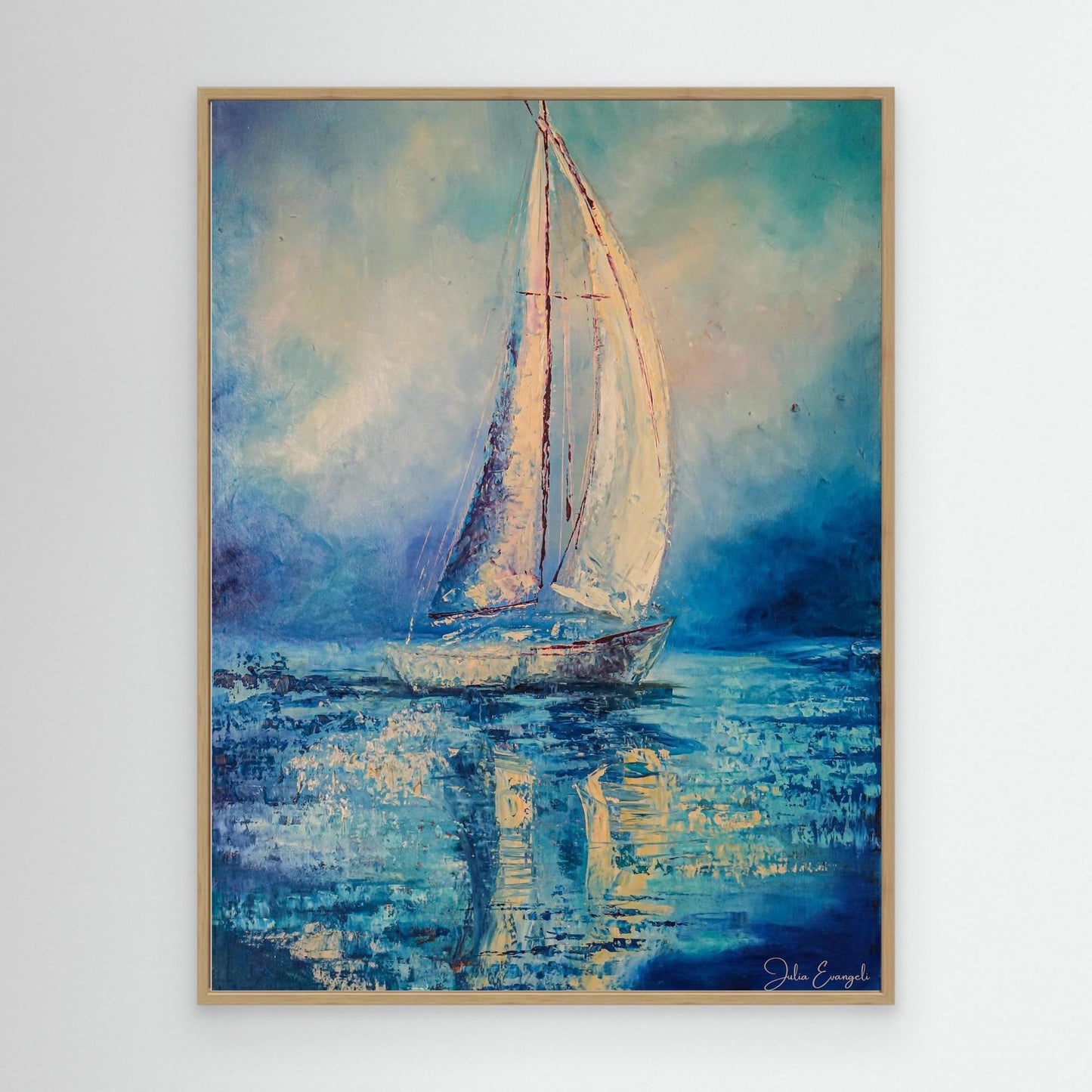 Sail coast 2 - print on canvas