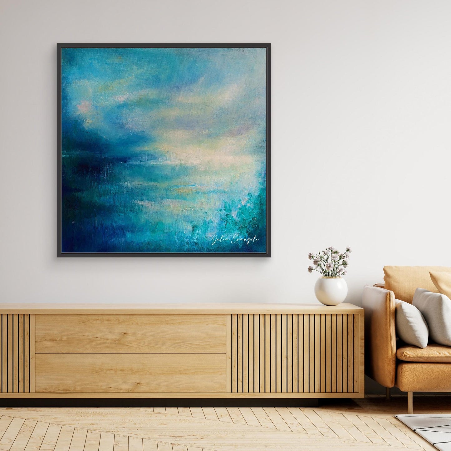 Blue Abstract Landscape 3