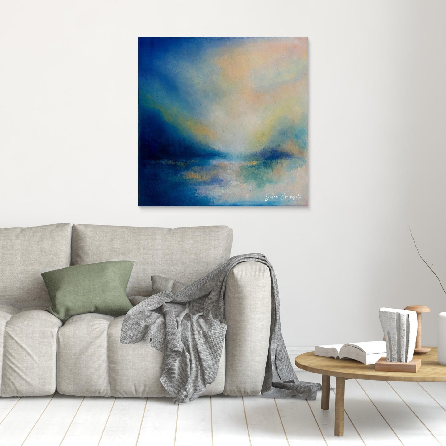 Blue abstract landscape 2