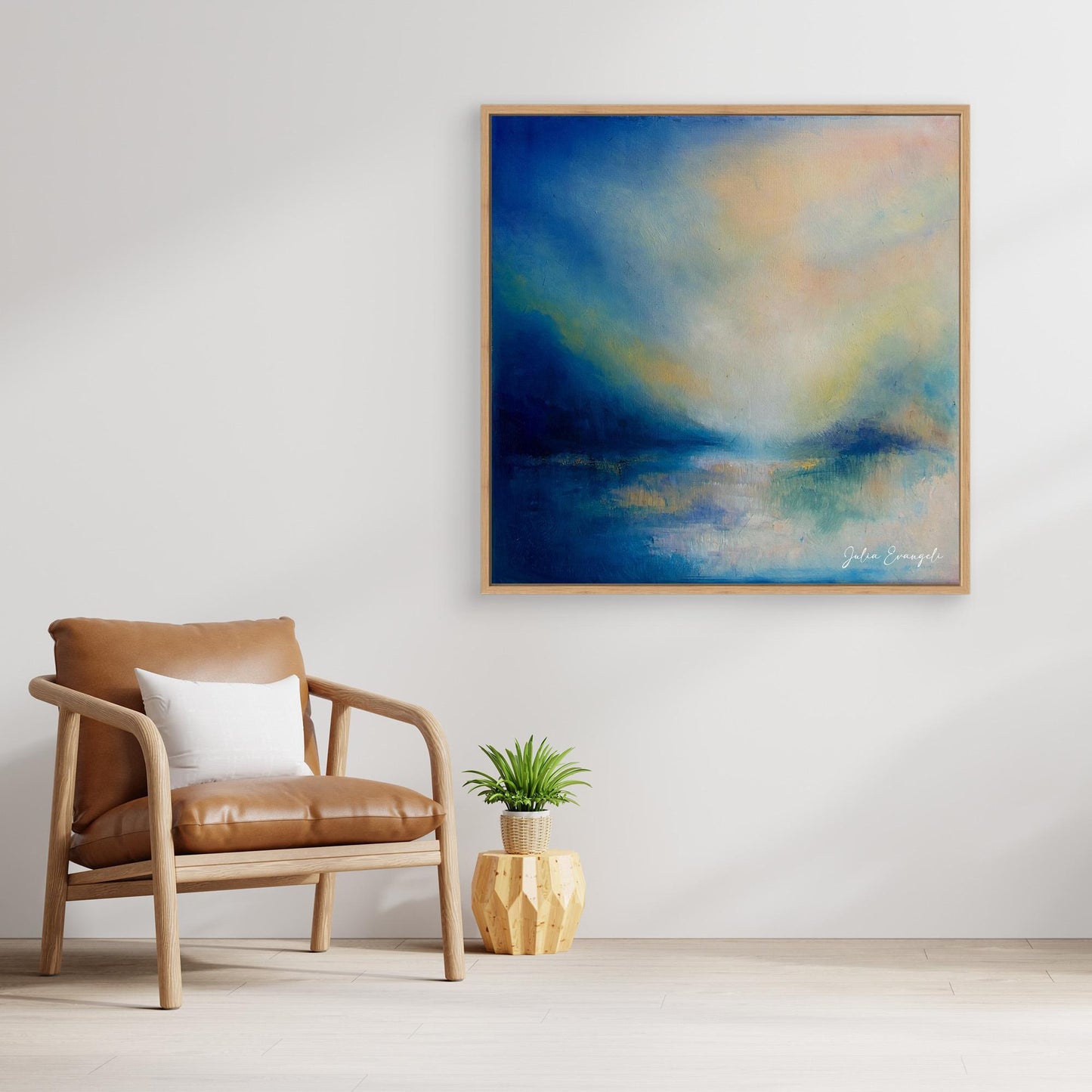 Blue abstract landscape 2