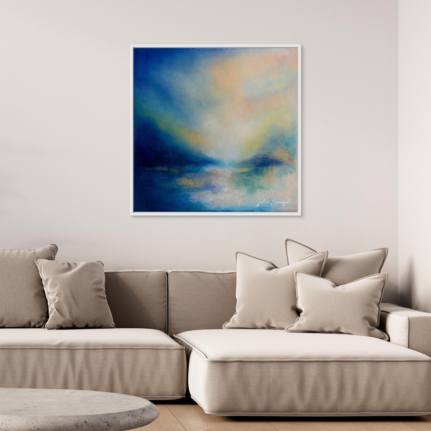 Blue abstract landscape 2