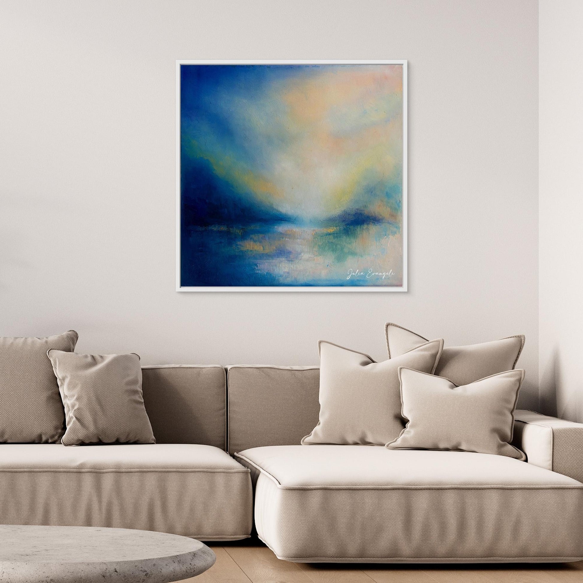 Blue abstract landscape 2