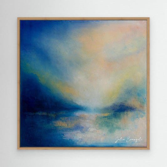 Blue abstract landscape 2