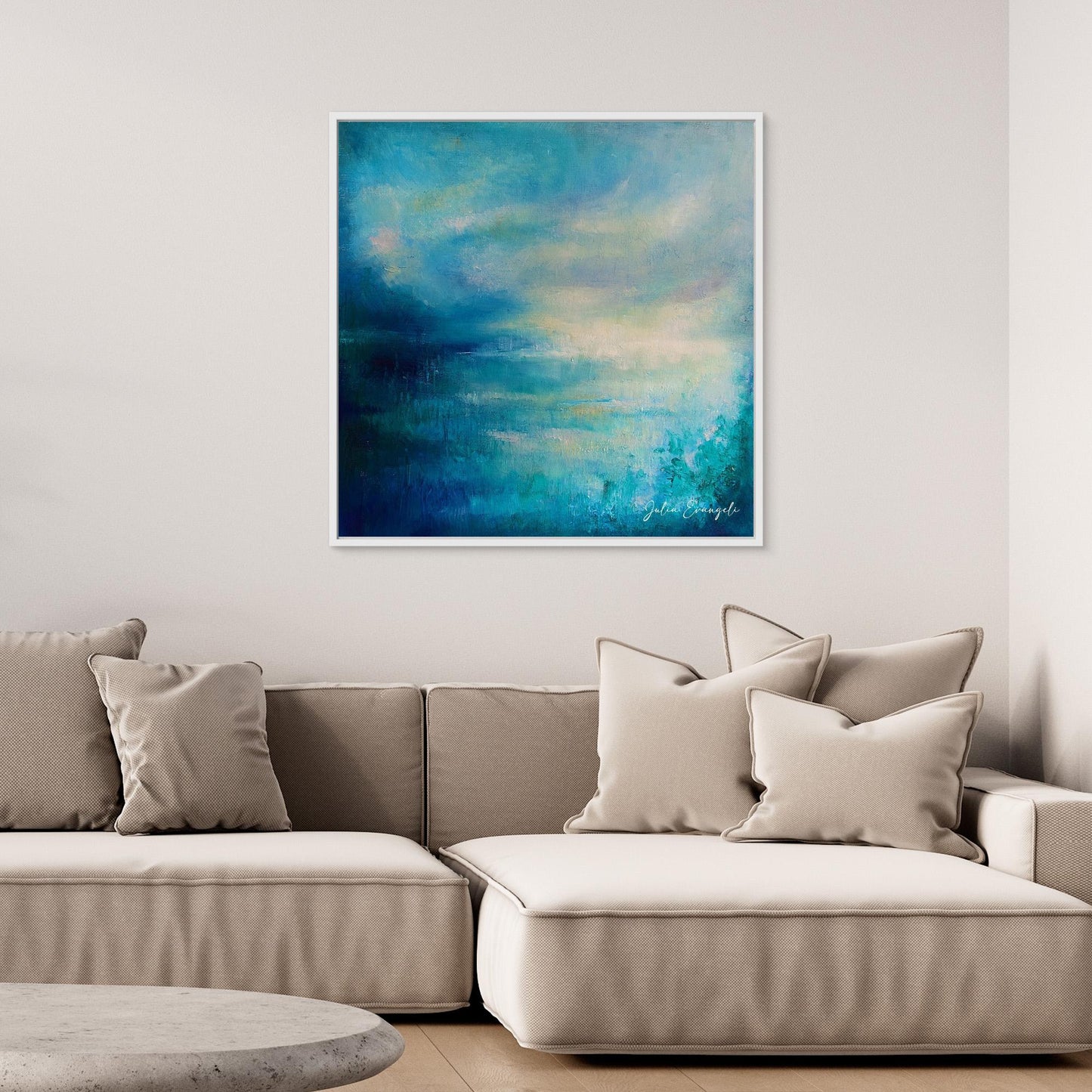 Blue Abstract Landscape 3