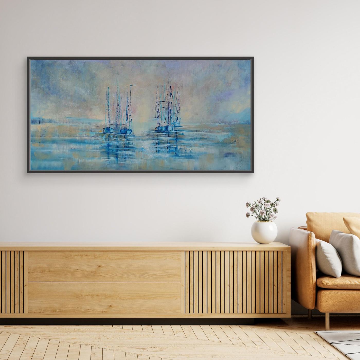 Sailboats 2: Stillness - Print on Canvas