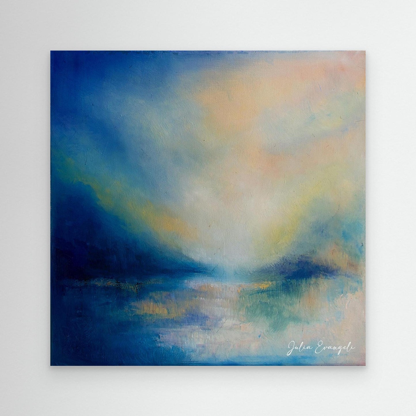 Blue abstract landscape 2
