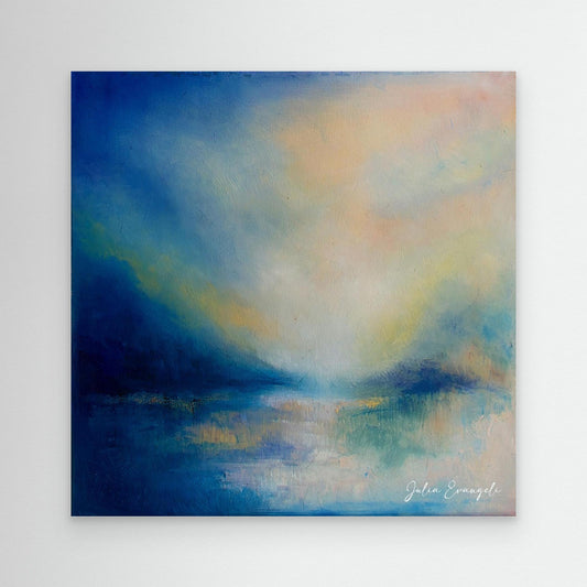 Blue abstract landscape 2