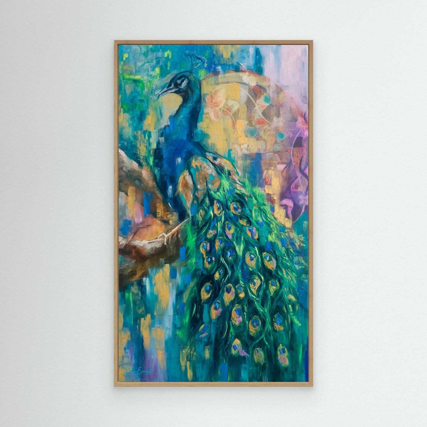 Peacock 2 - Print on canvas