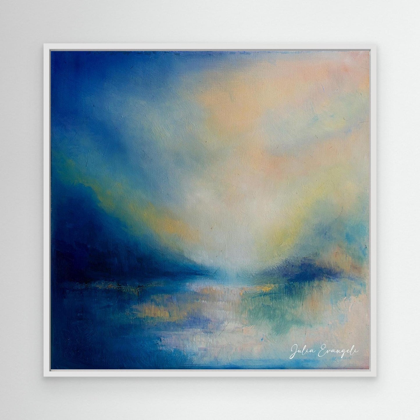 Blue abstract landscape 2