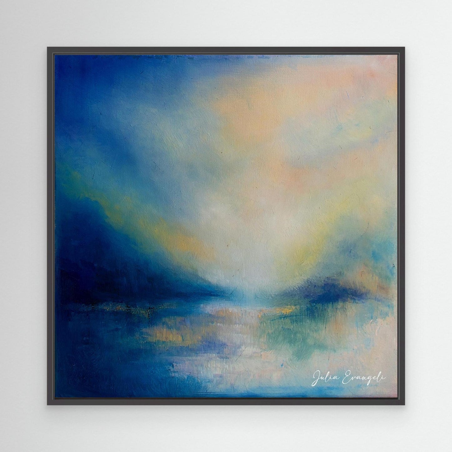 Blue abstract landscape 2