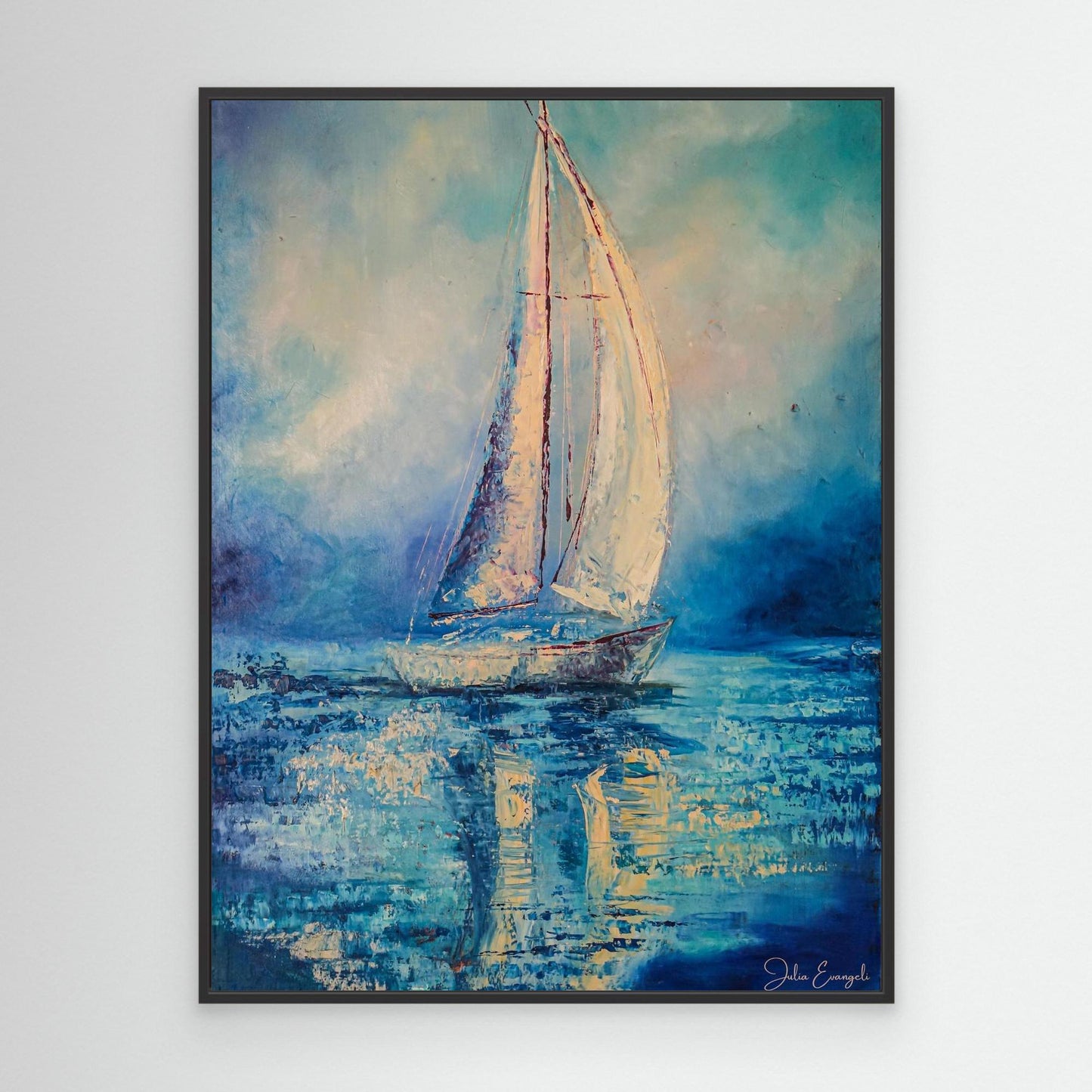 Sail coast 2 - print on canvas