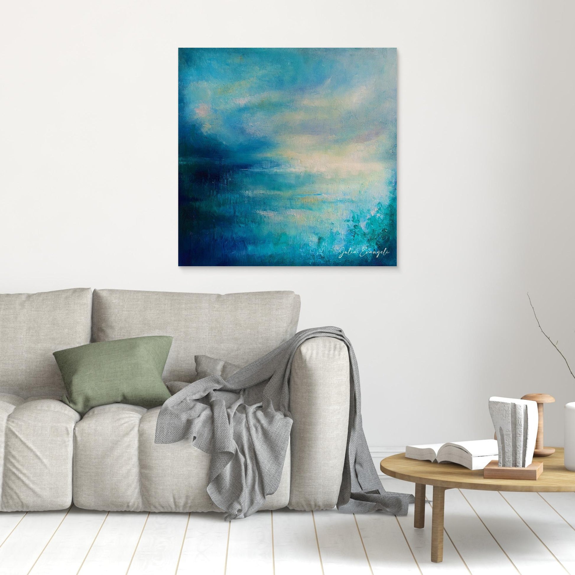 Blue Abstract Landscape 3