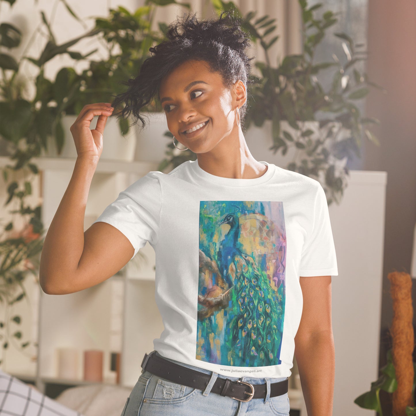 Short-Sleeve Unisex T-Shirt peacock
