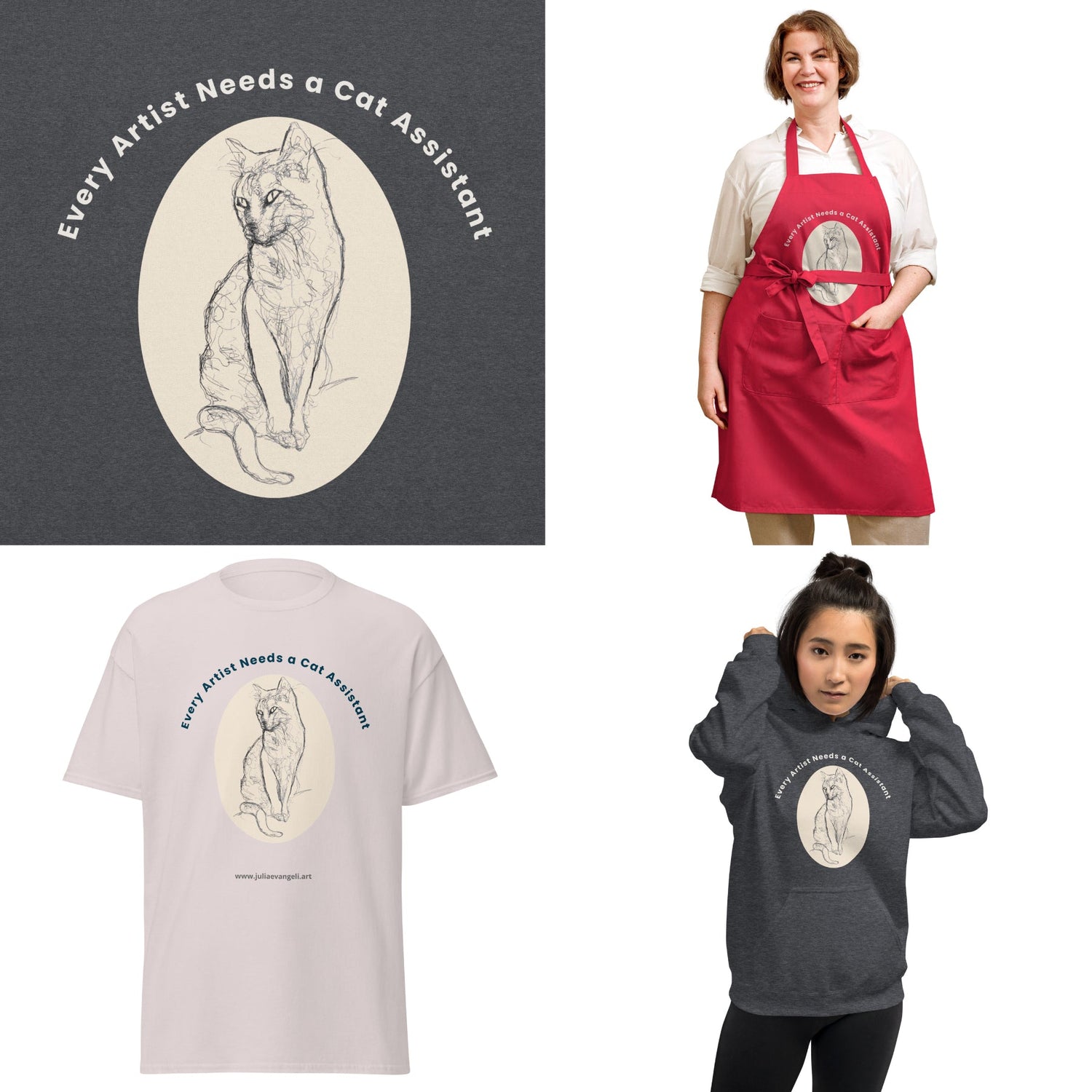 Every Artist needs a cat assistant.