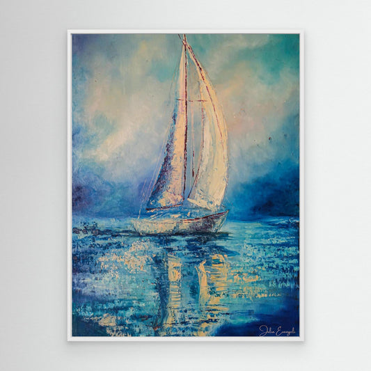 Sail coast 2 - print on canvas