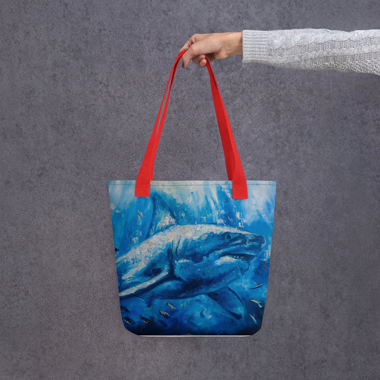 Tote bag shark