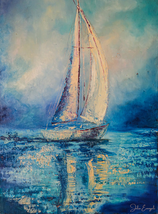 Sailing coast no. 2 - Original Artwork
