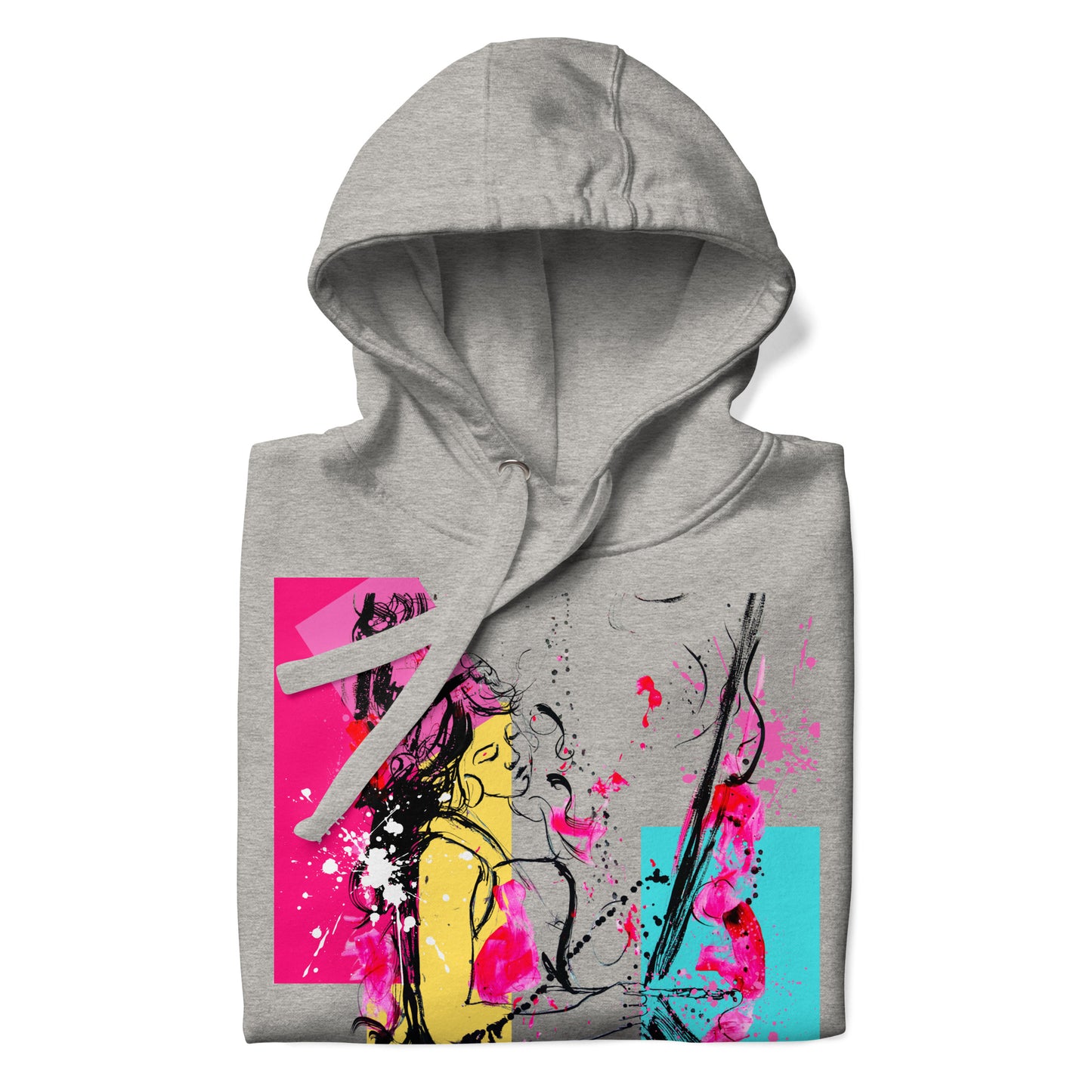 Unisex Hoodie Your Art. Your Rules. No Apologies. Available in 4 colours.