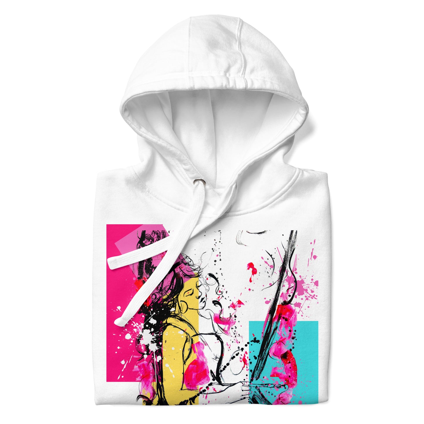 Unisex Hoodie Your Art. Your Rules. No Apologies. Available in 4 colours.