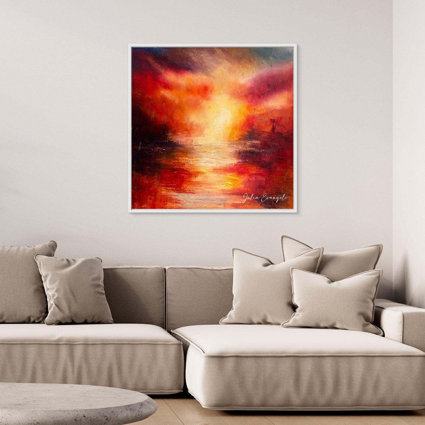 Autumn landscape 3 - Print on canvas