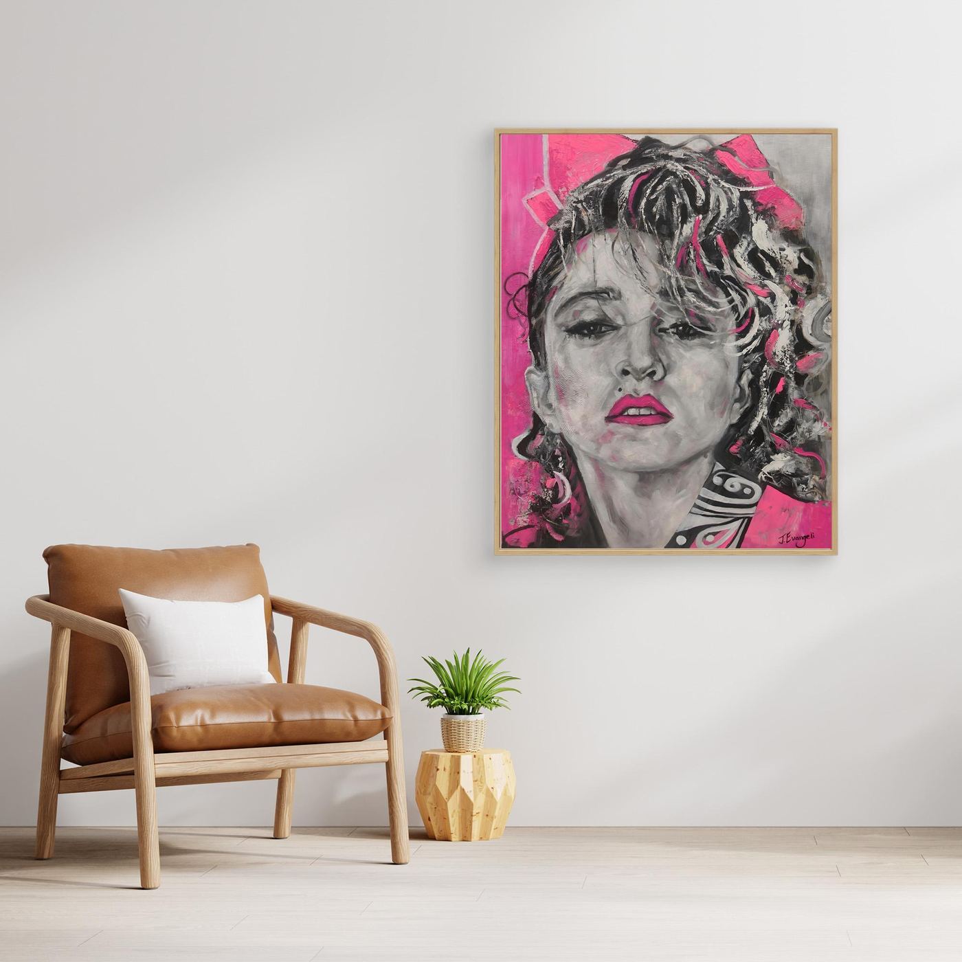 Madonna Portrait - Print on Canvas