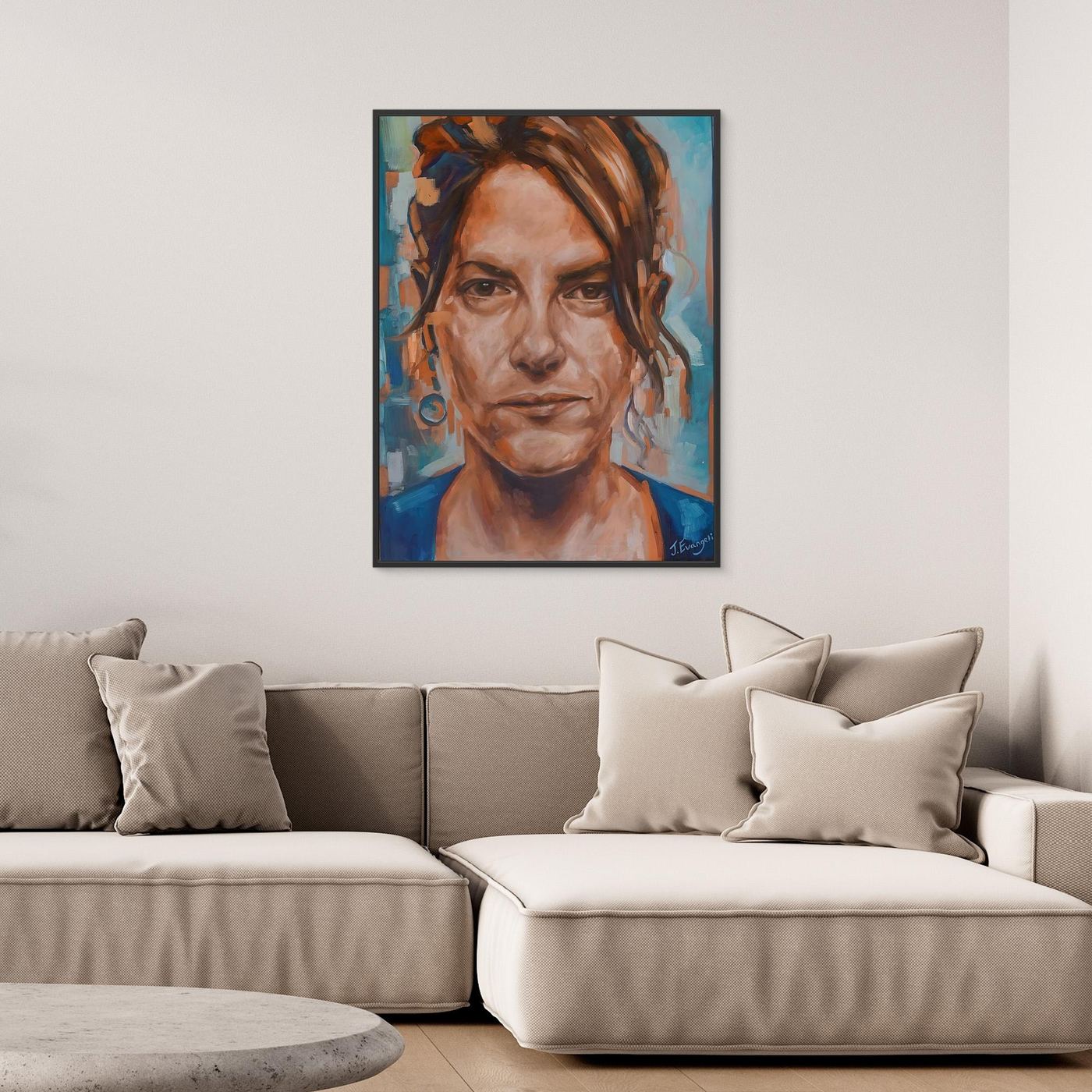 Portrait of Tracy Emin - Print on canvas
