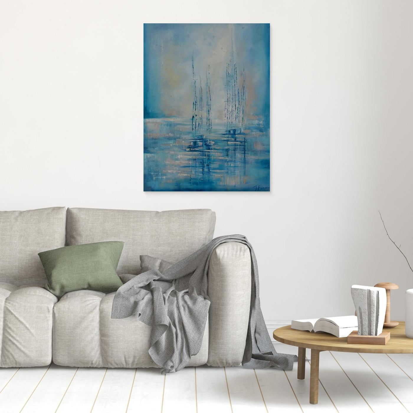 Sail Coast 1: Exhale - Print on Canvas