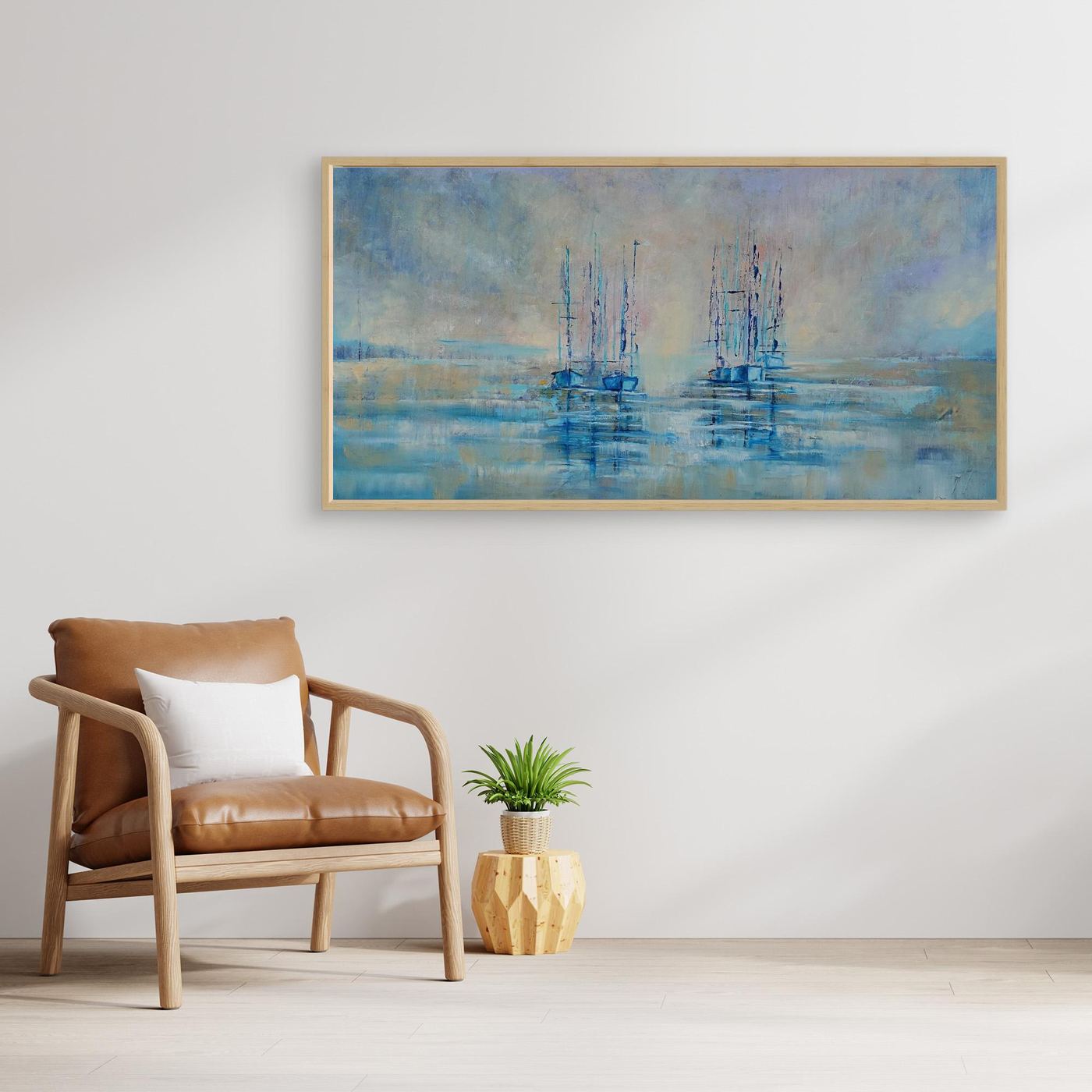 Sailboats 2: Stillness - Print on Canvas