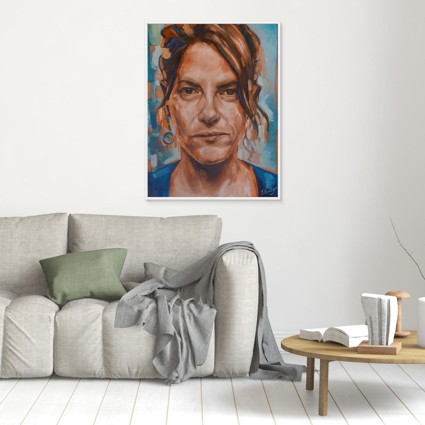 Portrait of Tracy Emin - Print on canvas