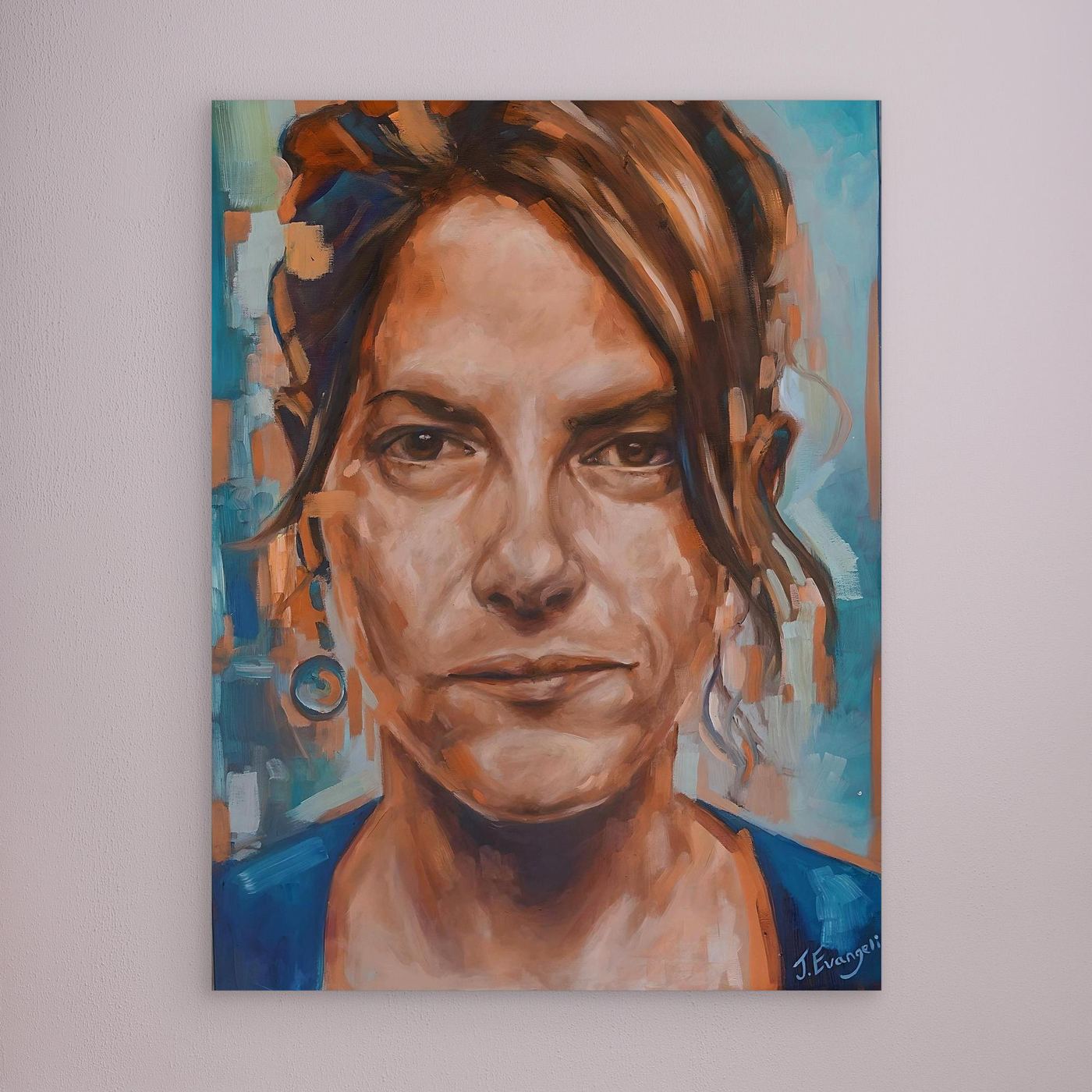 Portrait of Tracy Emin - Print on canvas