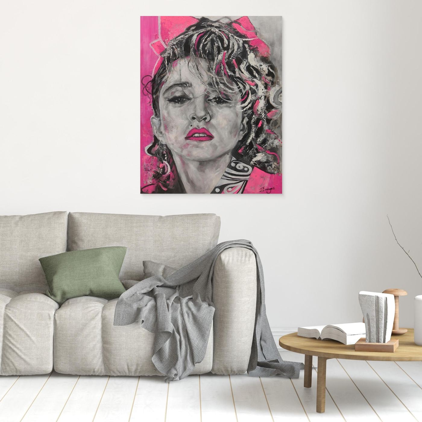Madonna Portrait - Print on Canvas