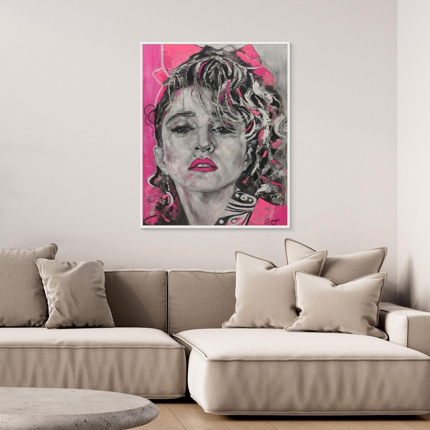 Madonna Portrait - Print on Canvas