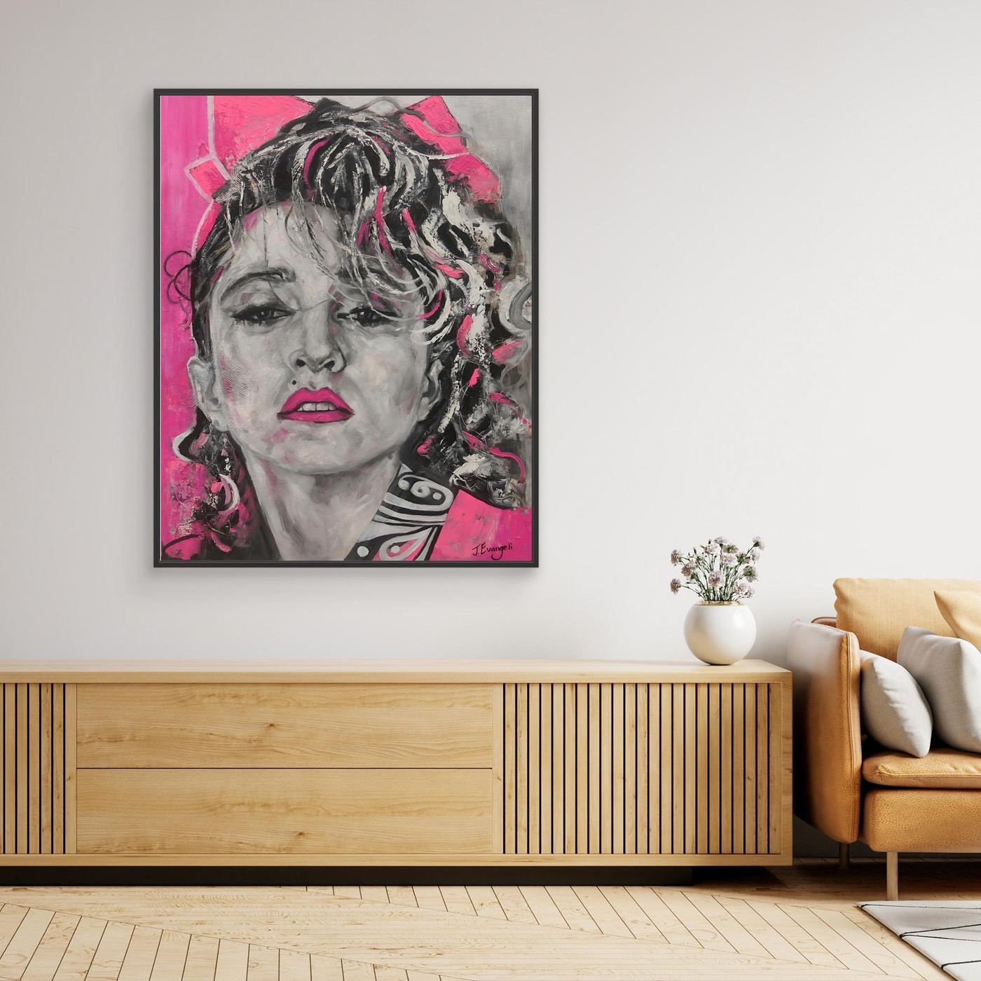 Madonna Portrait - Print on Canvas