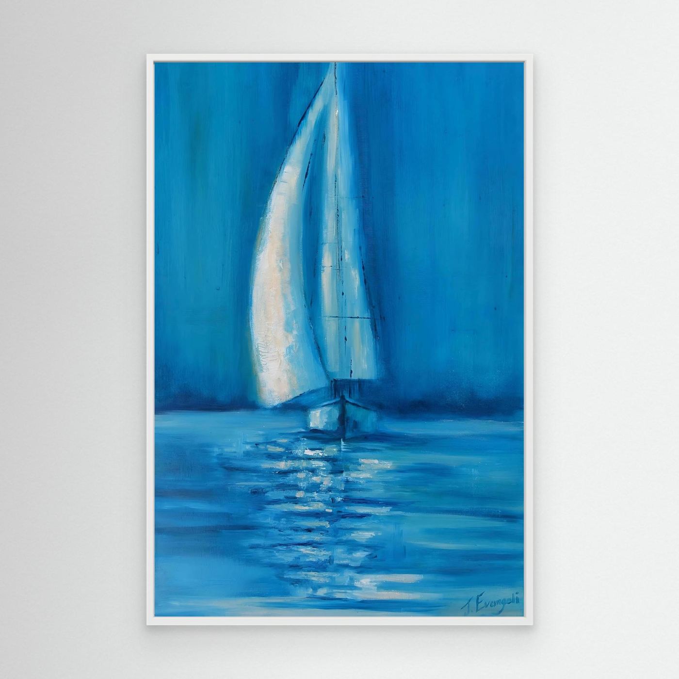  Blue Silence - Print on canvas