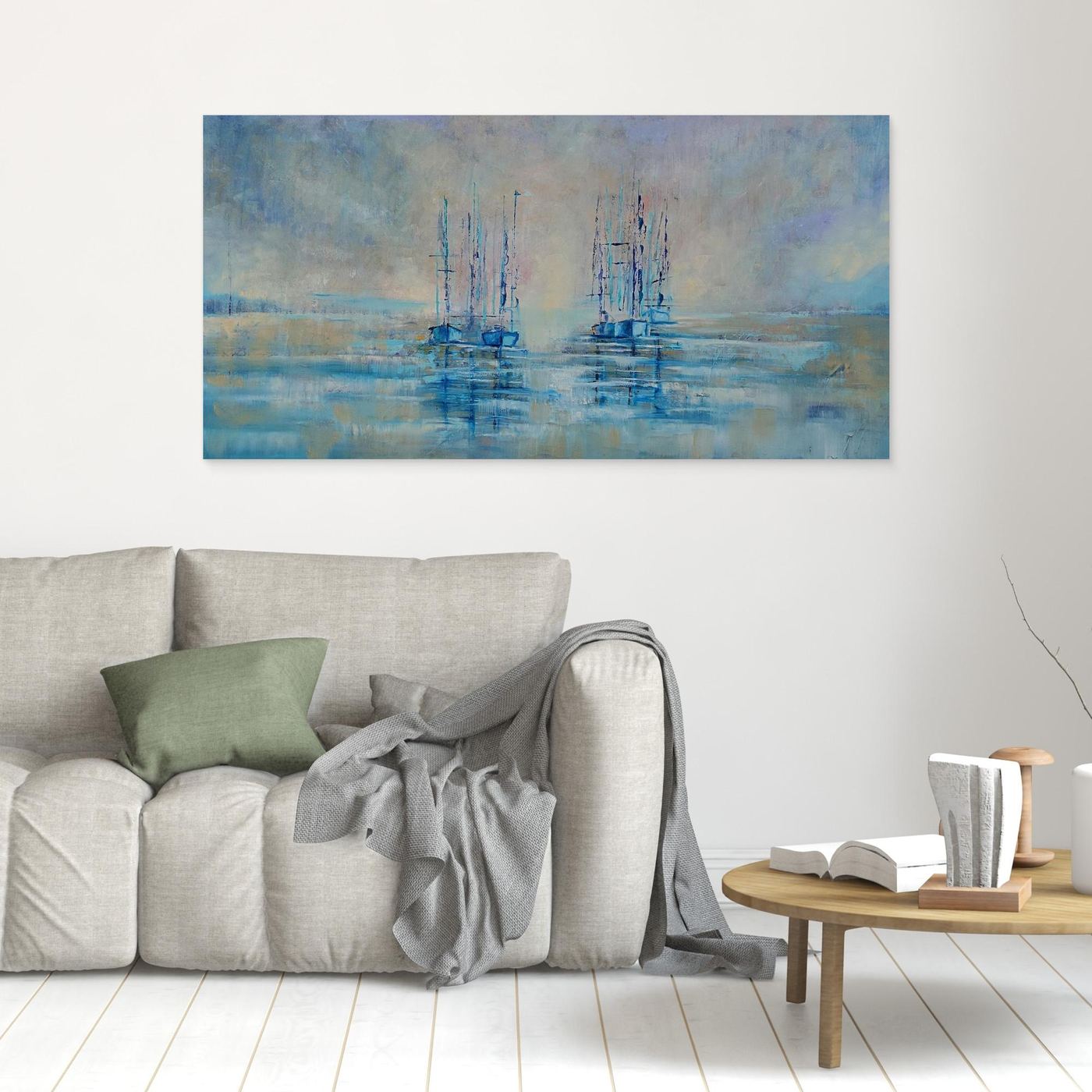 Sailboats 2: Stillness - Print on Canvas