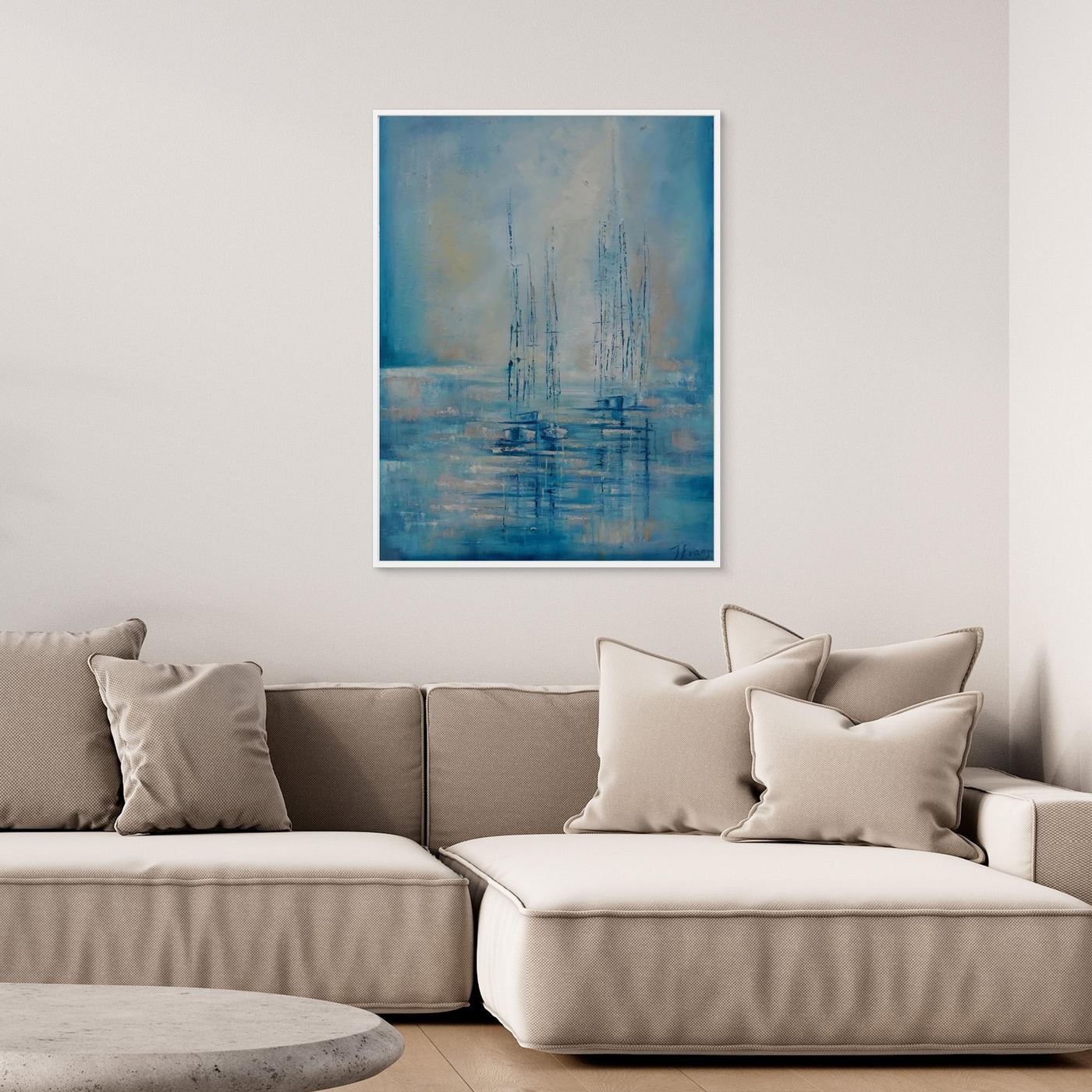 Sail Coast 1: Exhale - Print on Canvas
