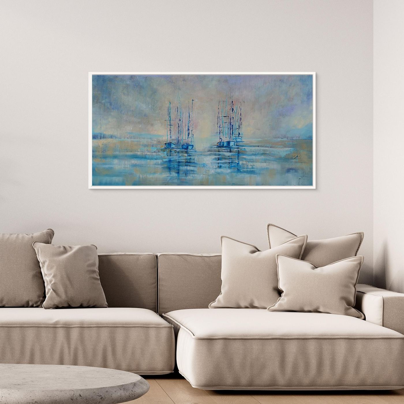 Sailboats 2: Stillness - Print on Canvas