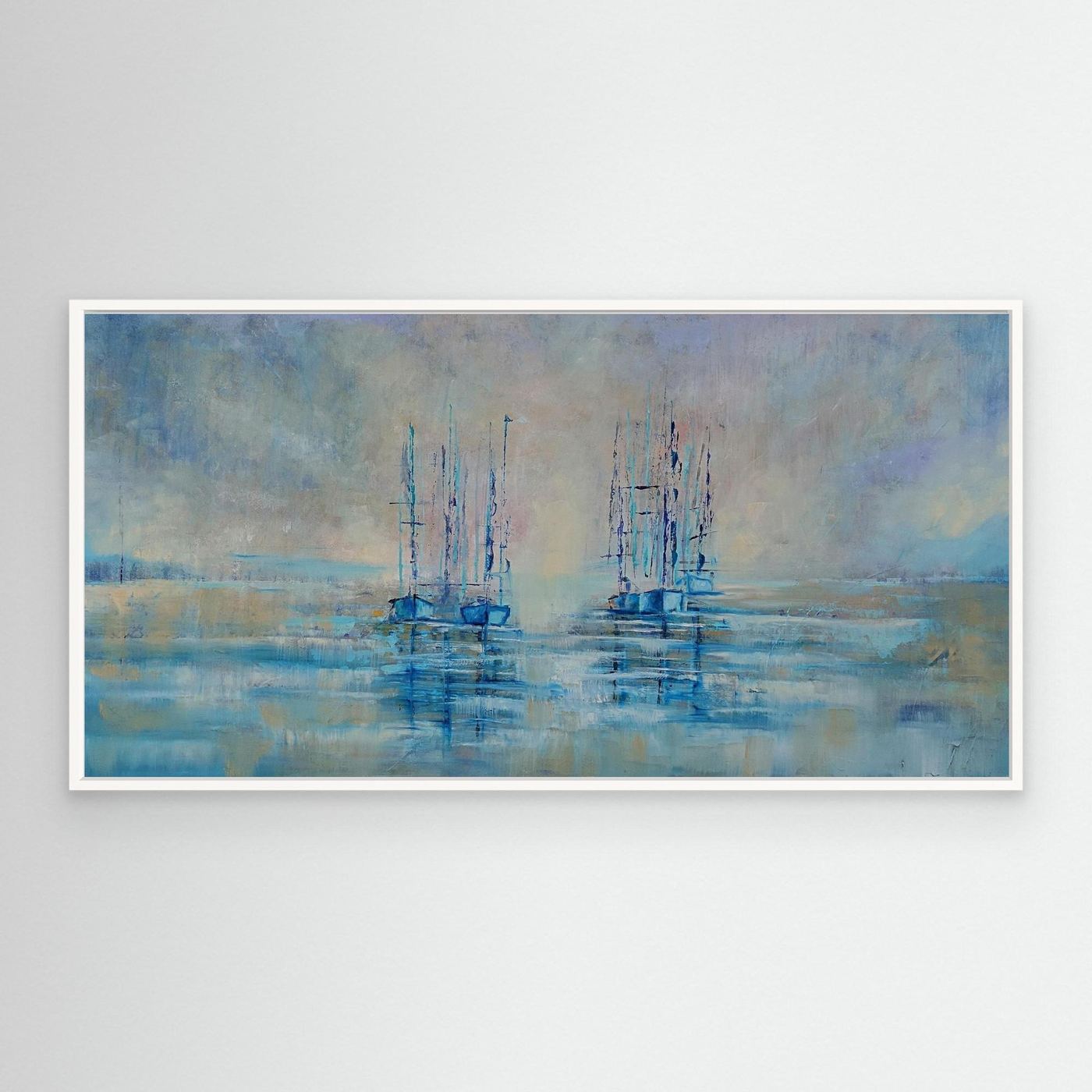 Sailboats 2: Stillness - Print on Canvas