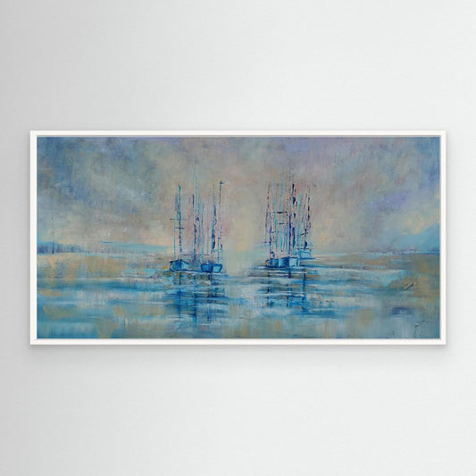 Sailboats 2: Stillness - Print on Canvas