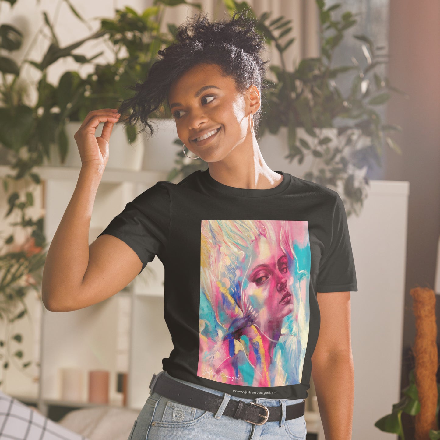 Short-Sleeve Unisex T-Shirt Bird Lady